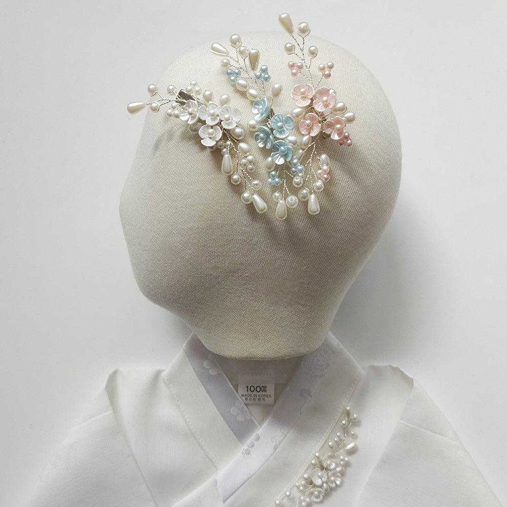 Dami Mini Floral Hairpin - Native Korean