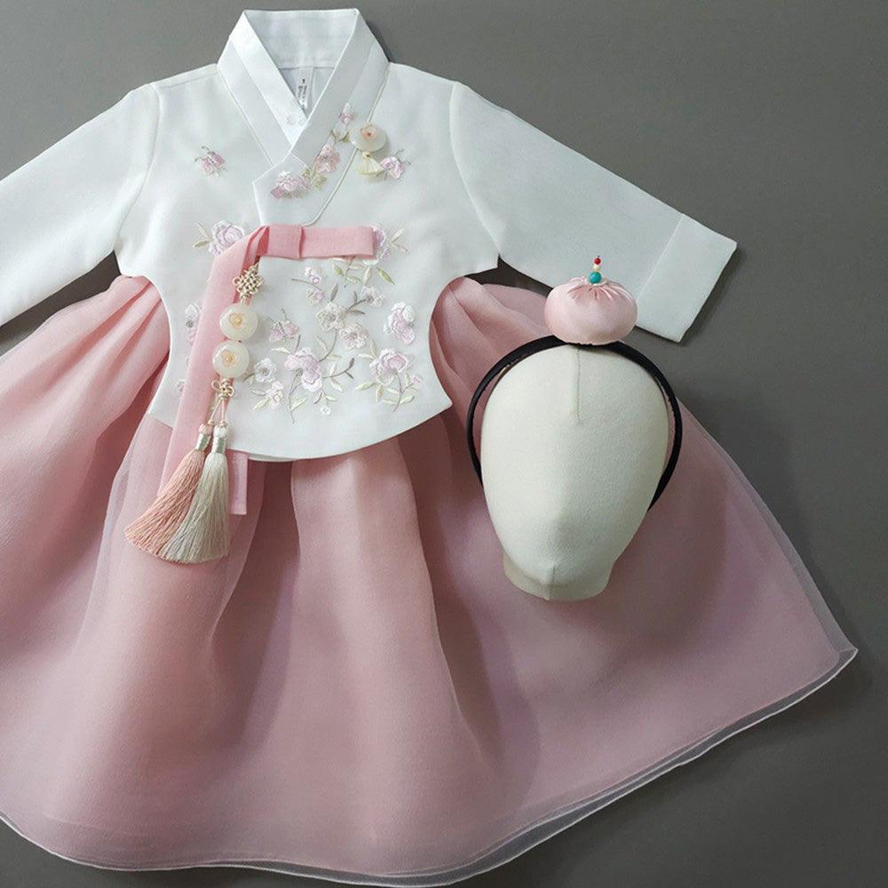 Danahan Pink Dress Girl Hanbok (1-10YR) - Native Korean