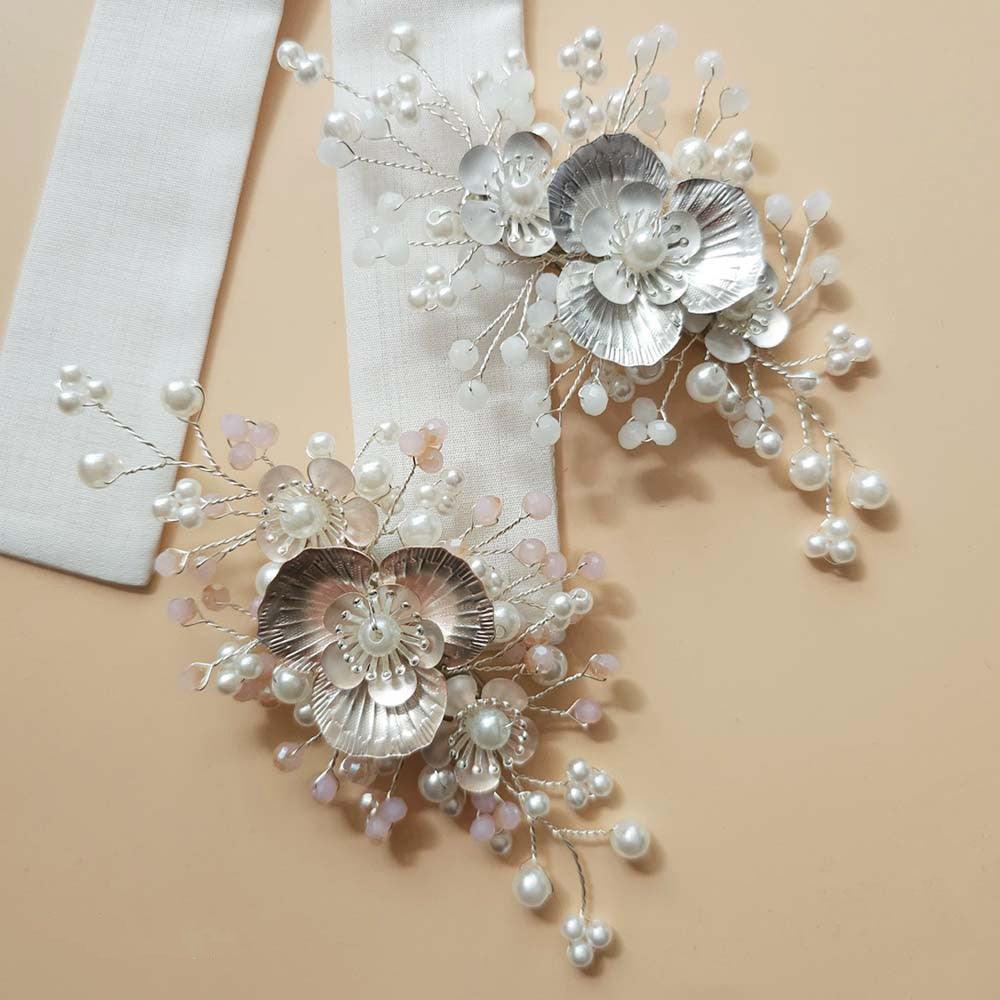 Elegant Pearl Blossom Hairpin - Native Korean