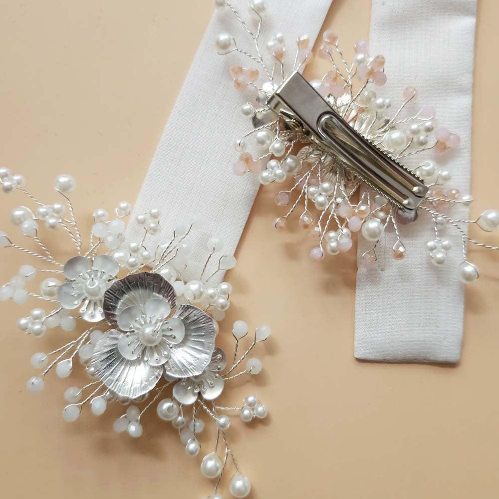 Elegant Pearl Blossom Hairpin - Native Korean