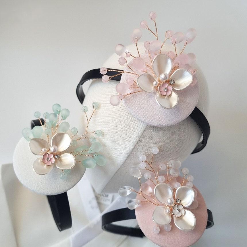 Floral Droplet Headband - Native Korean