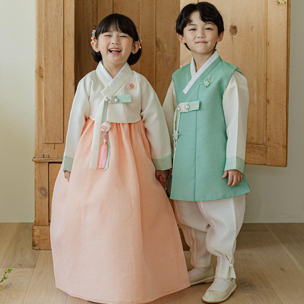 Gaeul Mint Boy Hanbok (1-15YR) - Native Korean