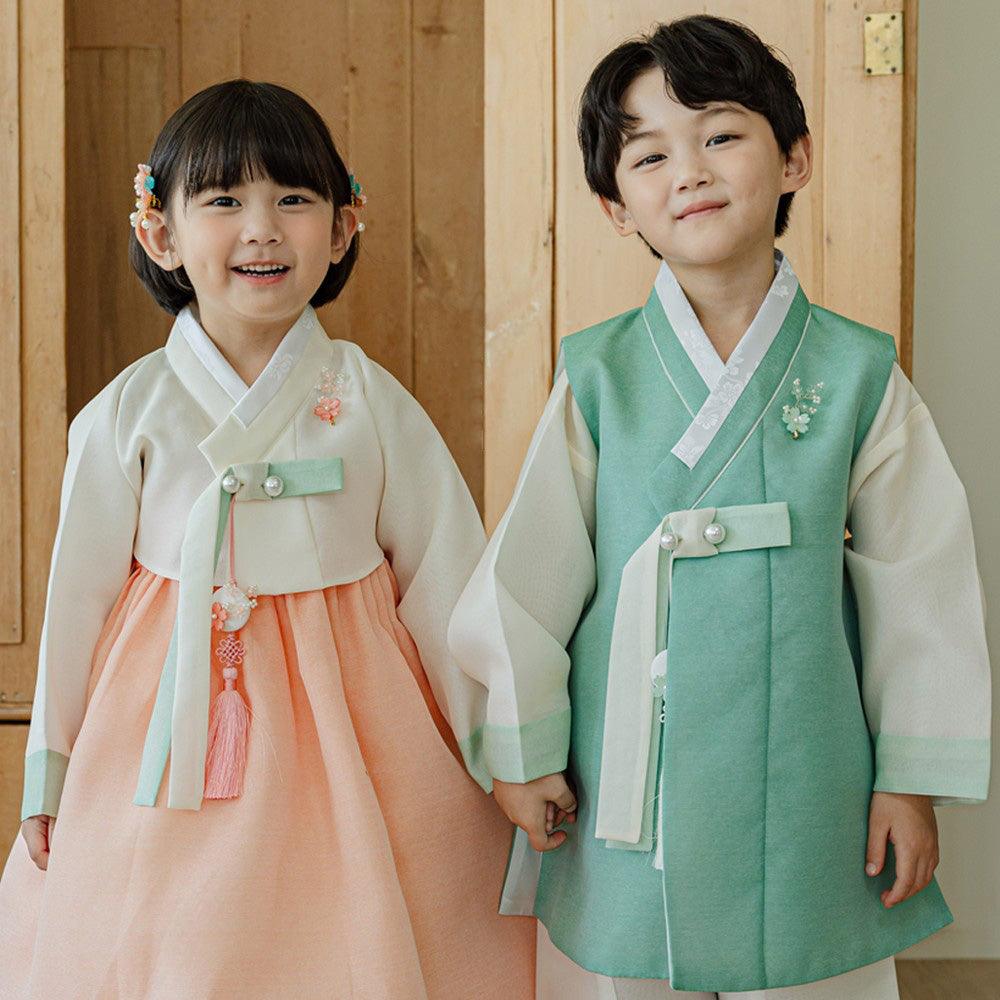 Gaeul Mint Boy Hanbok (1-15YR) - Native Korean