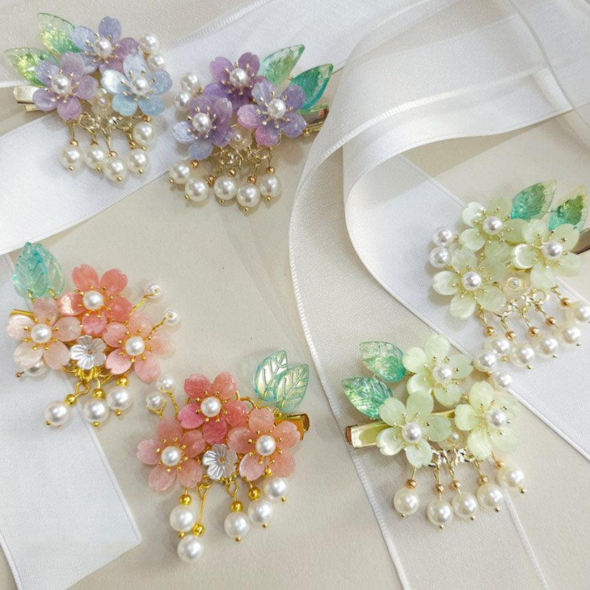 Garden Bloom Hairpin Set (2 Pcs) - Native Korean