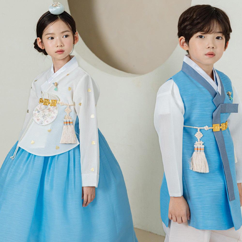 Geru Sky Girl Hanbok (1-10YR) - Native Korean
