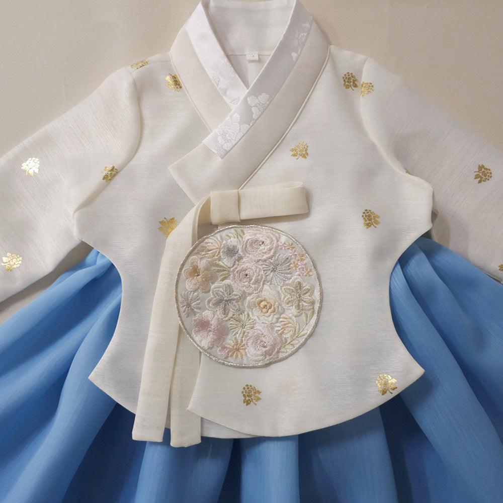 Geru Sky Girl Hanbok (1-10YR) - Native Korean