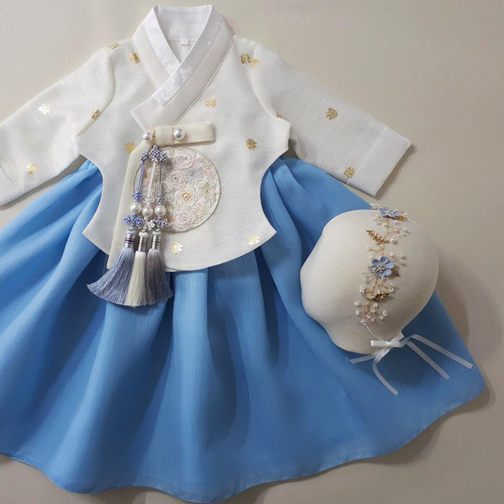 Geru Sky Girl Hanbok (1-10YR) - Native Korean