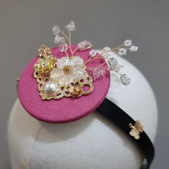 Gold Blossoms Headband - Native Korean