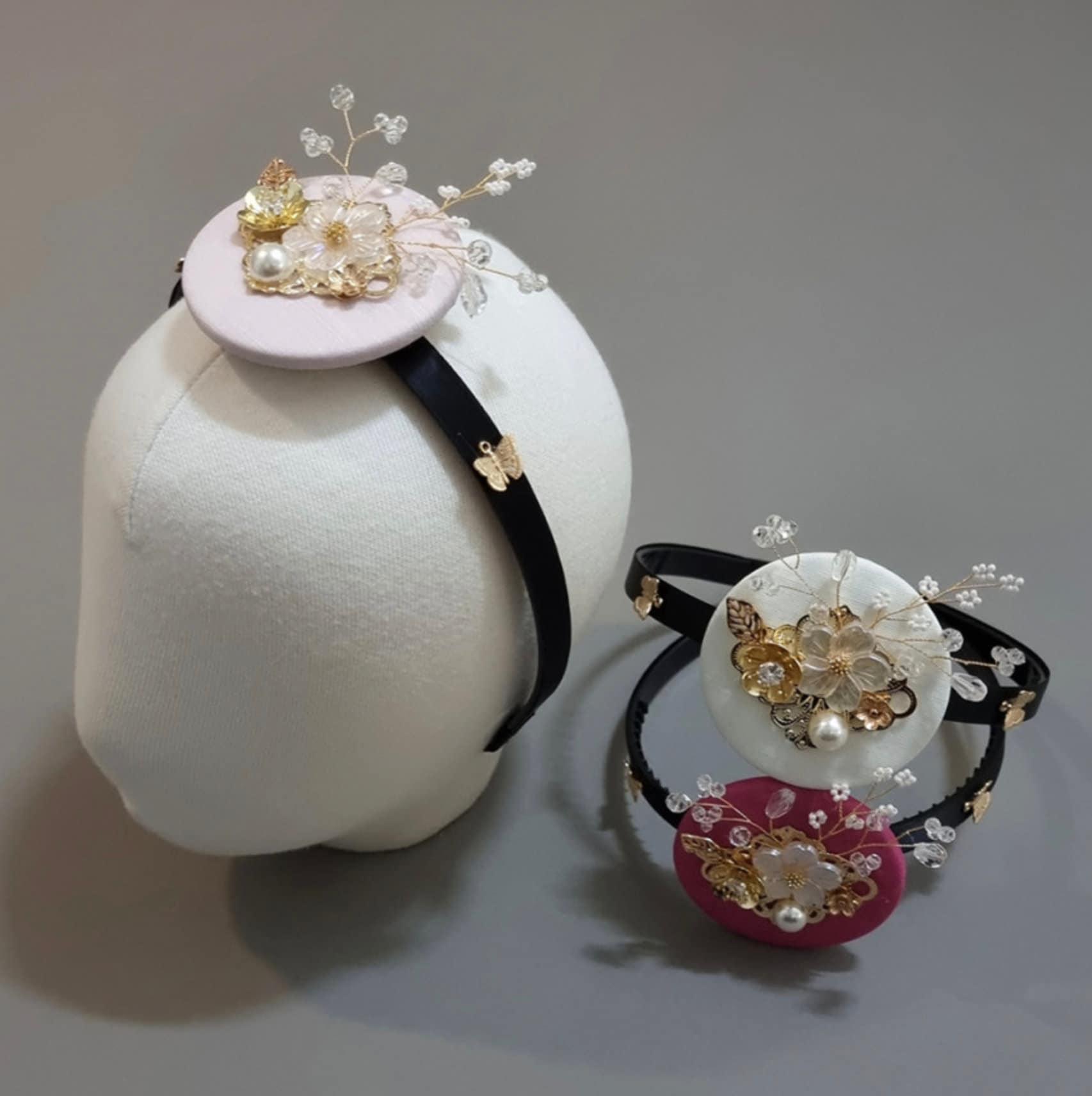 Gold Blossoms Headband - Native Korean