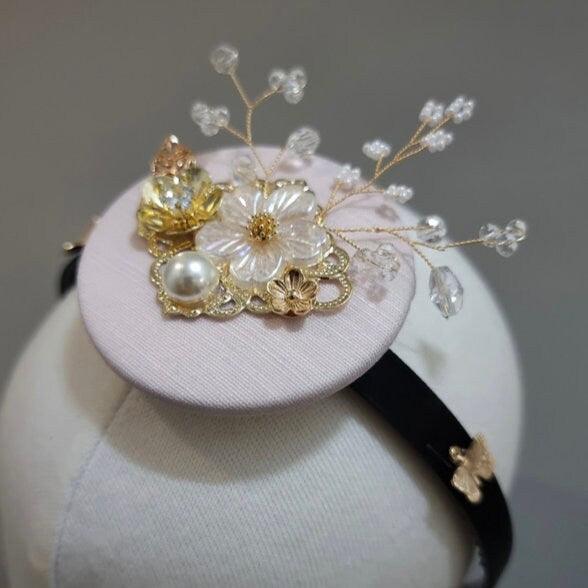 Gold Blossoms Headband - Native Korean