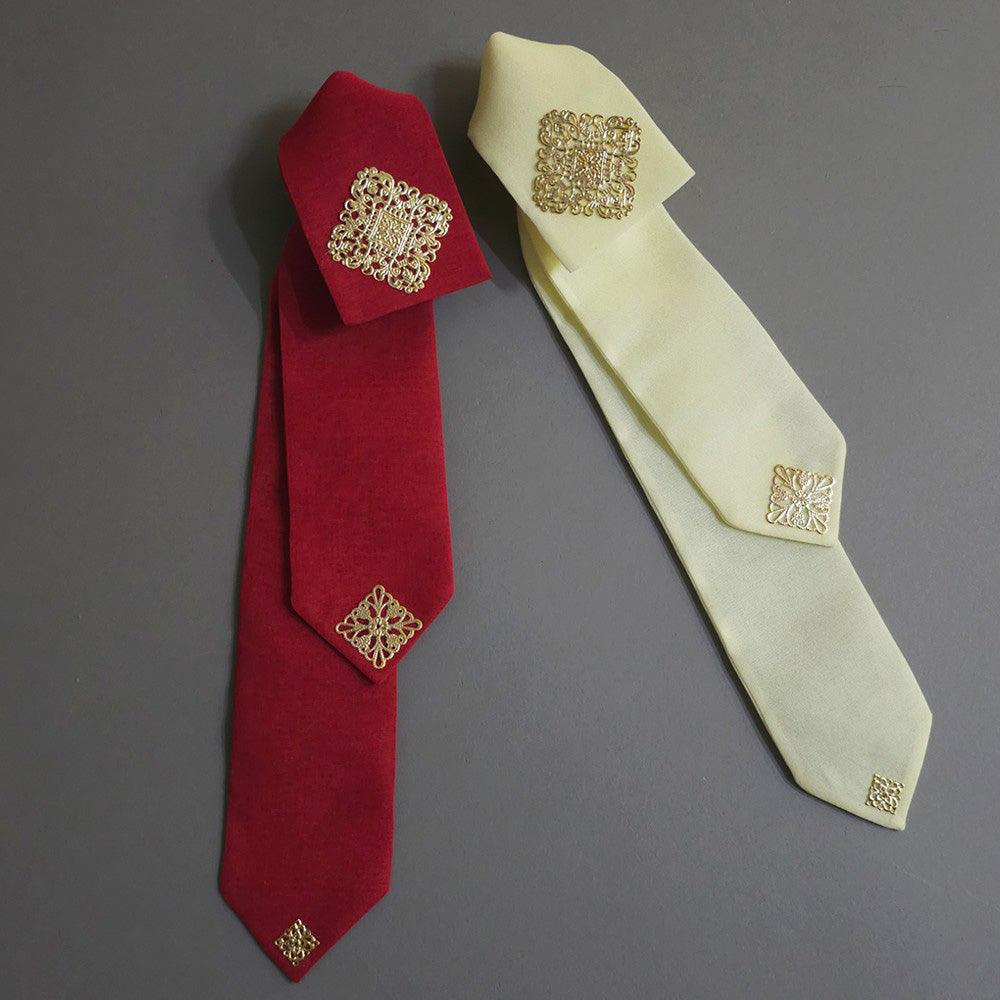 Gold Ornaments Hair Tie - Native Korean