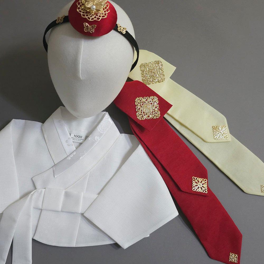 Gold Ornaments Hair Tie - Native Korean