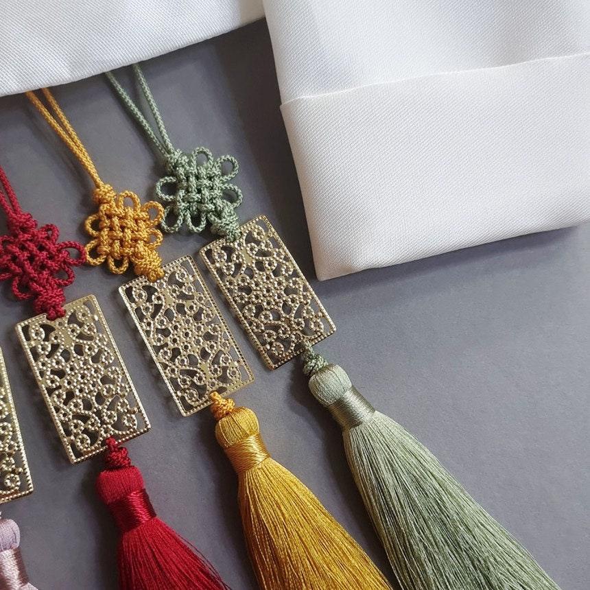 Gold Ornaments Tassel Norigae - Native Korean