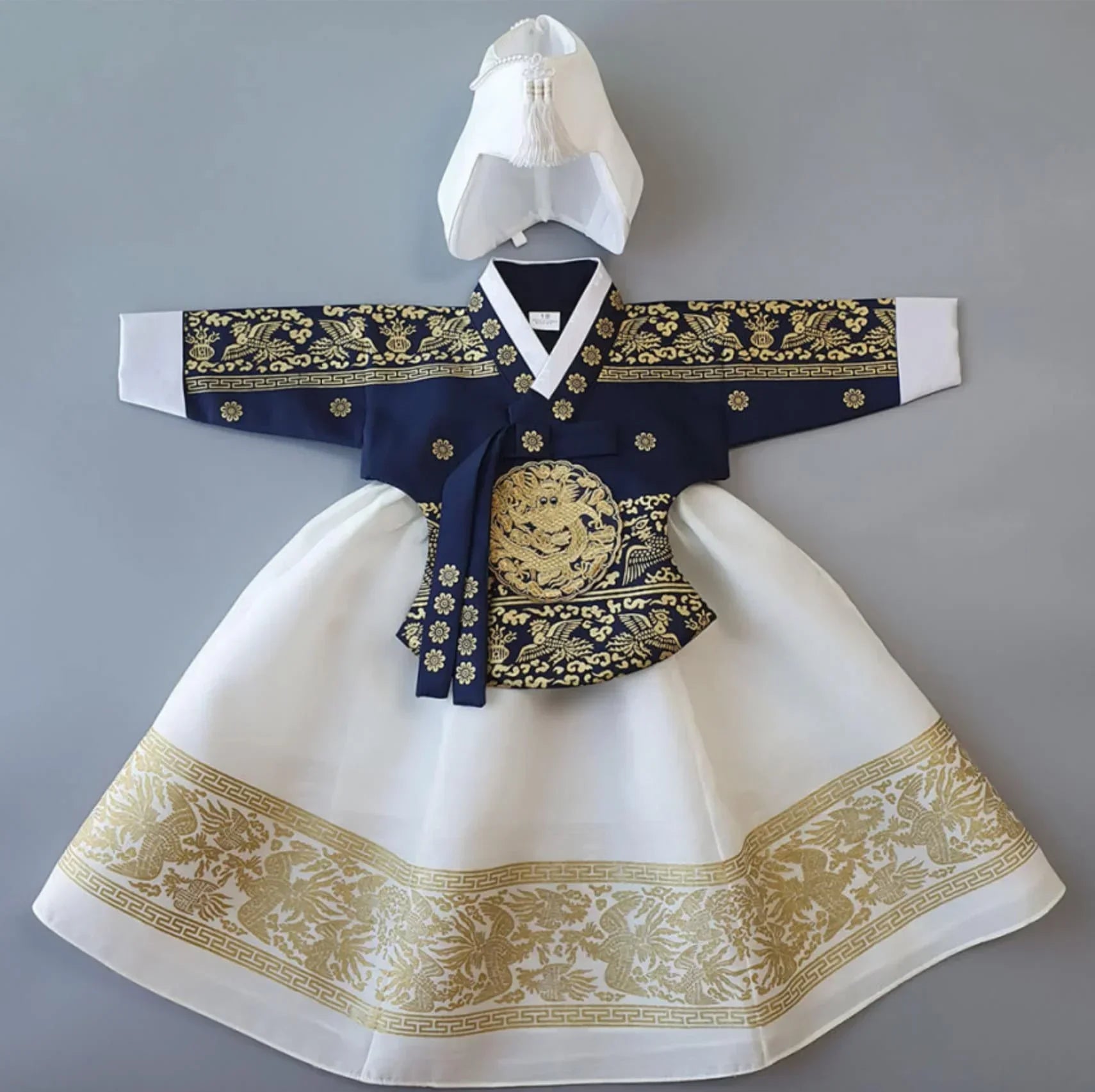 Princess Gold/Silver Girl HANBOK 100Days ~10Age, Korean dol, Dol Hanbok Set , Korean Traditional Dress, Korean Costume - NativeKorean - ㄴGirl Traditional Hanbok