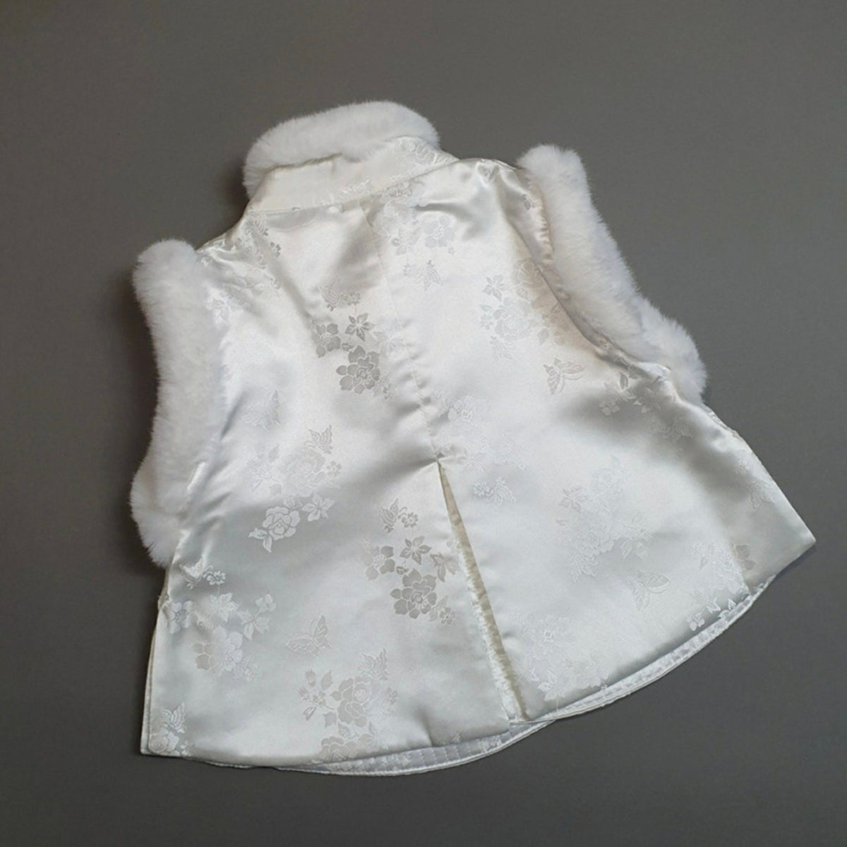 Pure Faux Vest, Hanbok Outer, Korean 1ST Birthday Party, Dol, Hanbok Set, Korean Costume - NativeKorean - Hanbok Outer