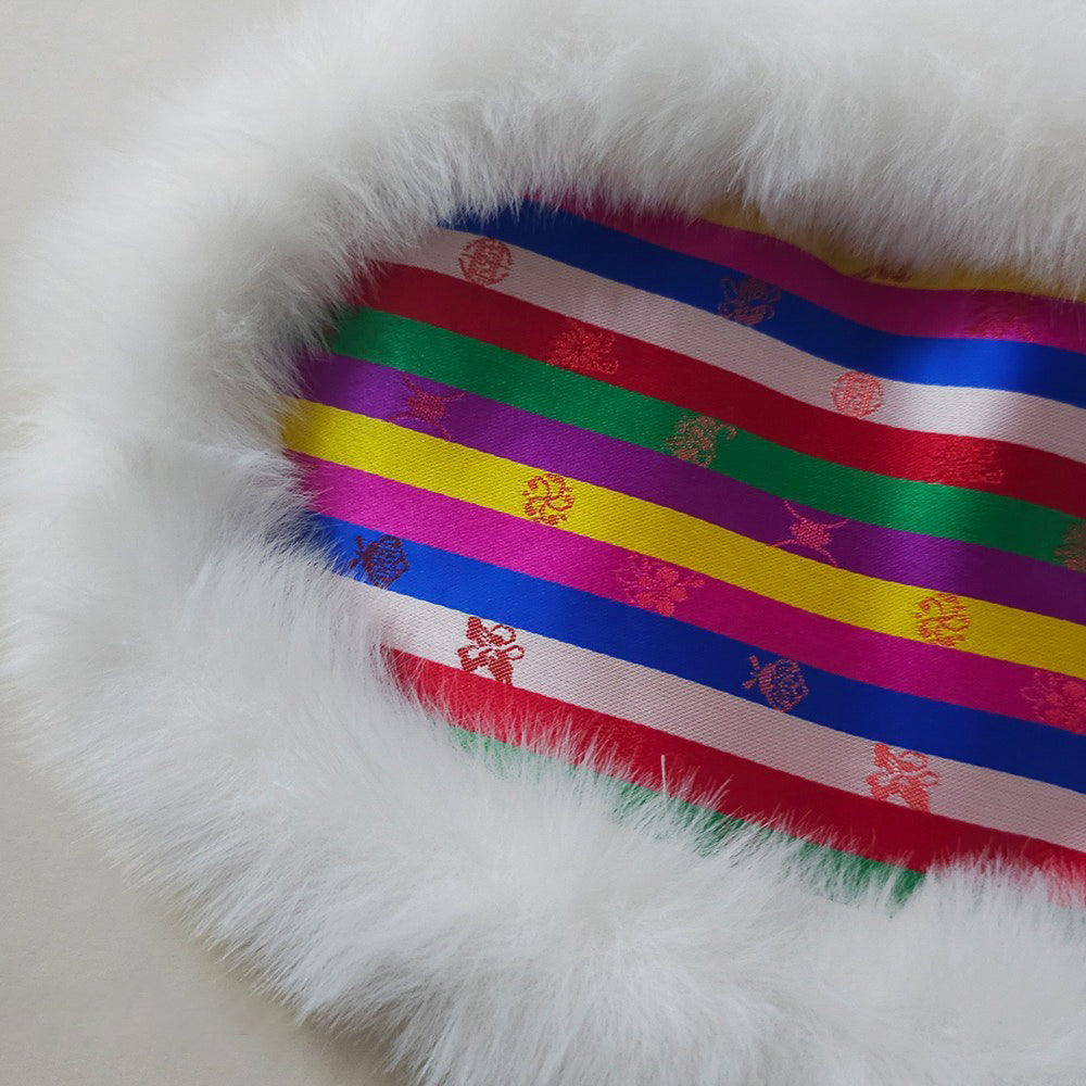 Saekdong Fur Hanbok Ear Warmer
