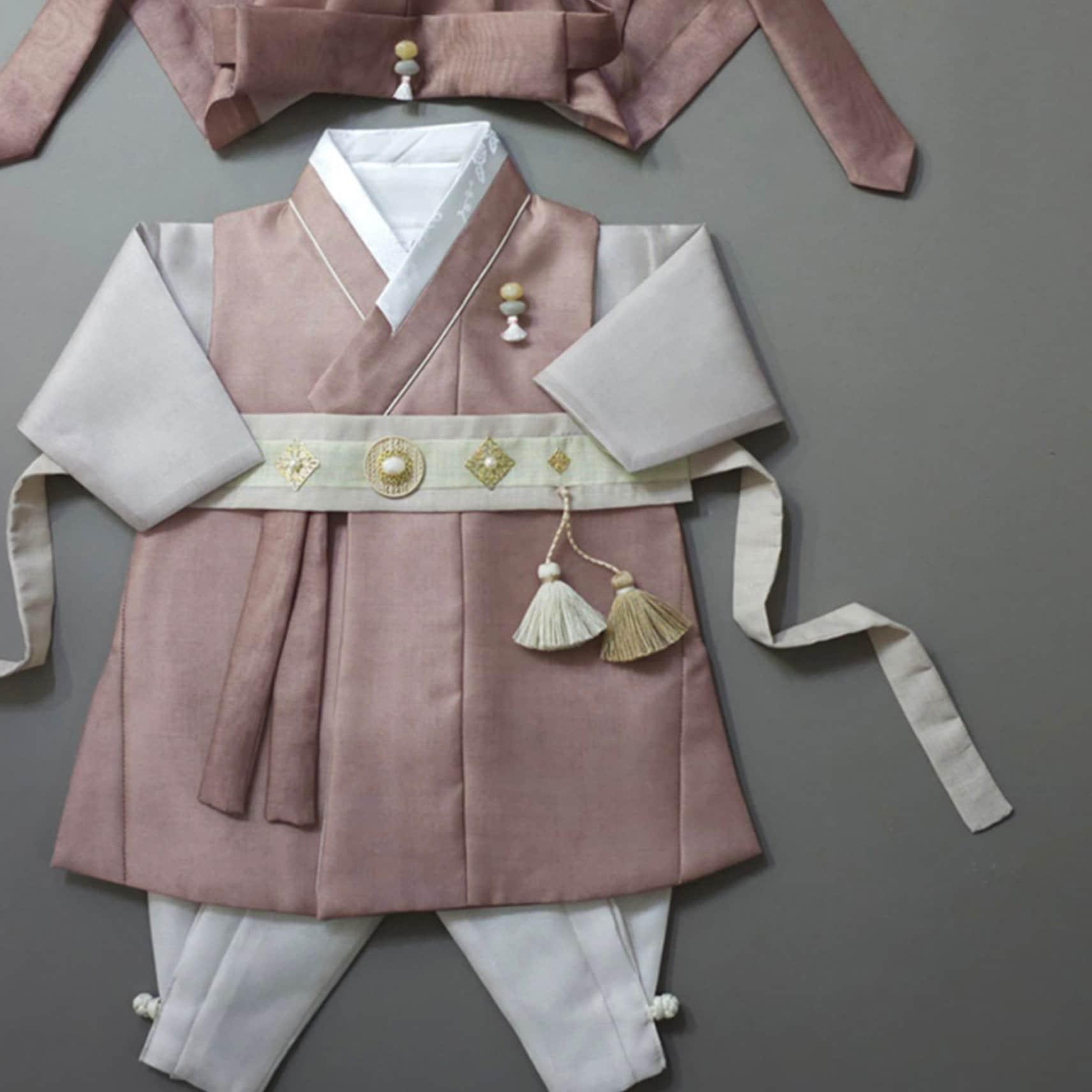 Jaehee Brown Boy Hanbok (100D-10YR) - Native Korean
