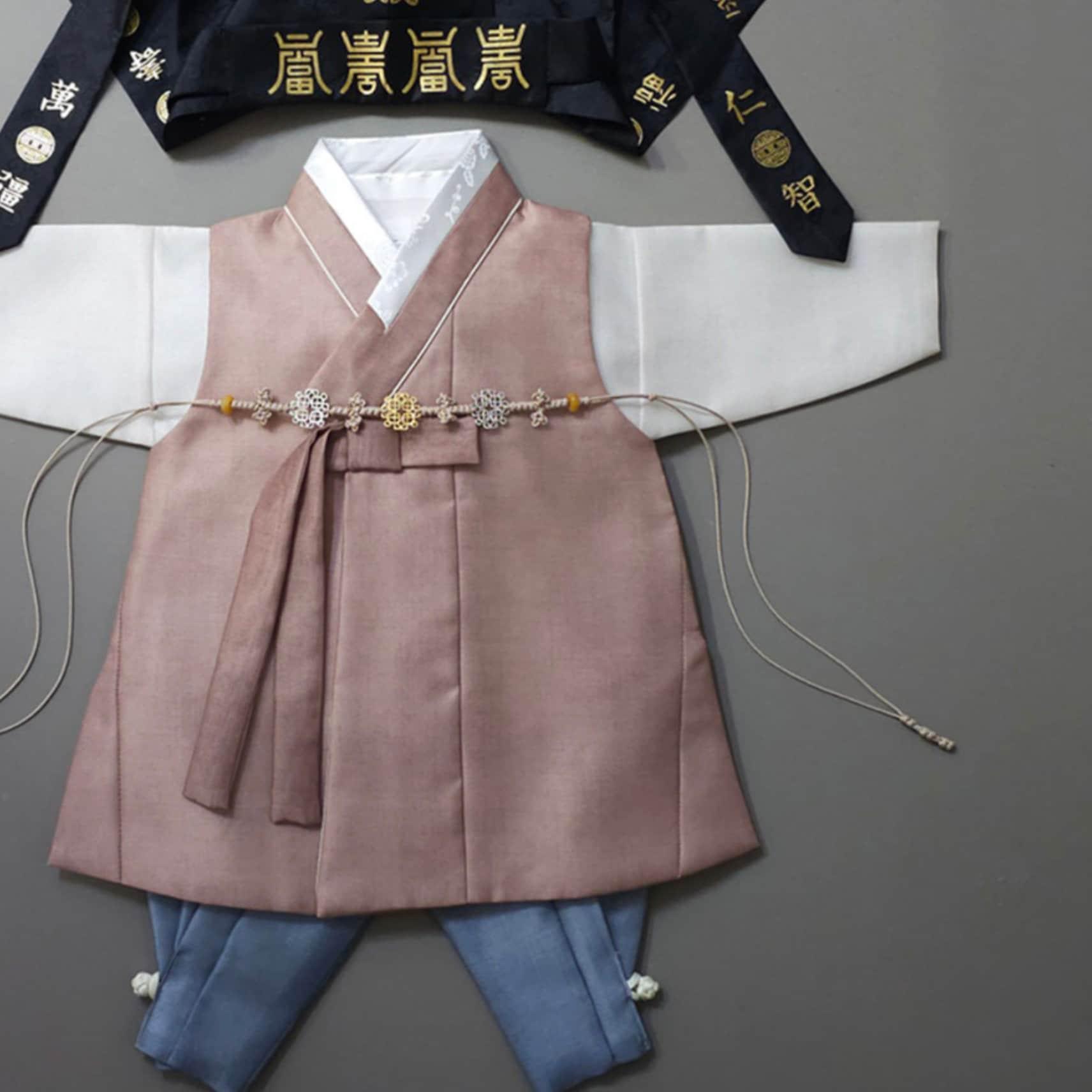 Jaehee Brown Boy Hanbok (100D-10YR) - Native Korean