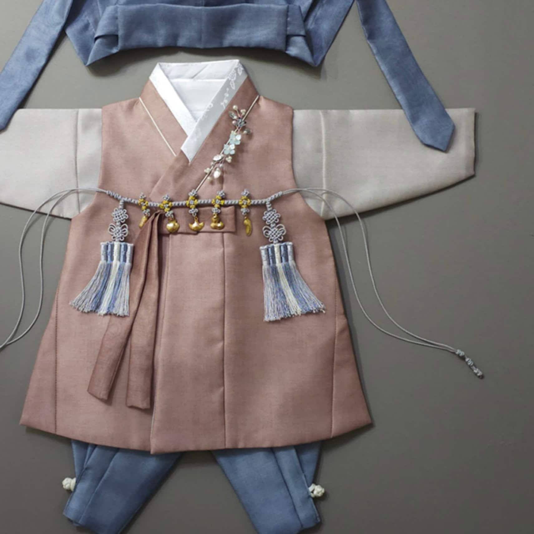 Jaehee Brown Boy Hanbok (100D-10YR) - Native Korean