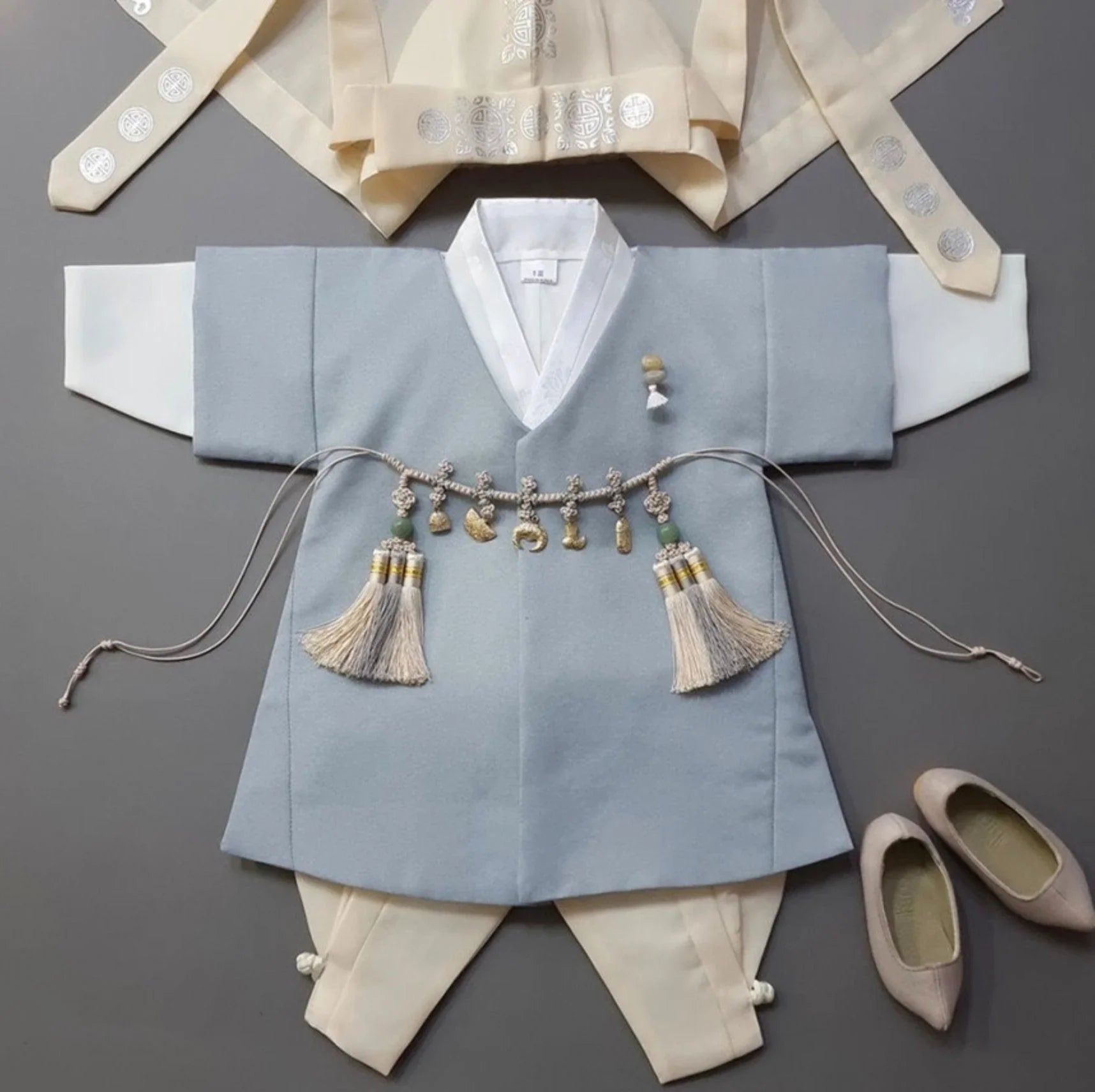 Joon D.Sky Solid 5 Color Pants Boy Hanbok (100D-10YR) - Native Korean