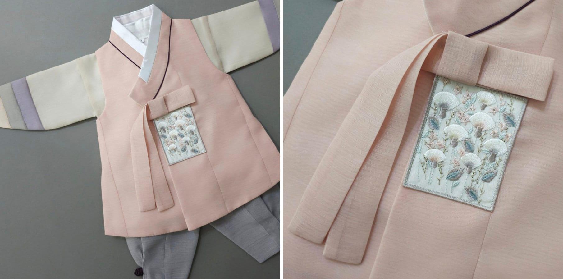 Joonho Coral Boy Hanbok (100D-10YR) - Native Korean