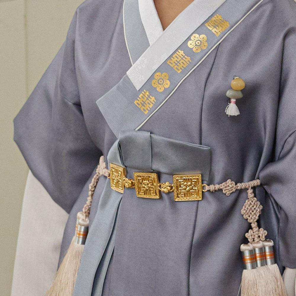 Jungdo Gray Boy Hanbok (1-8YR) - Native Korean