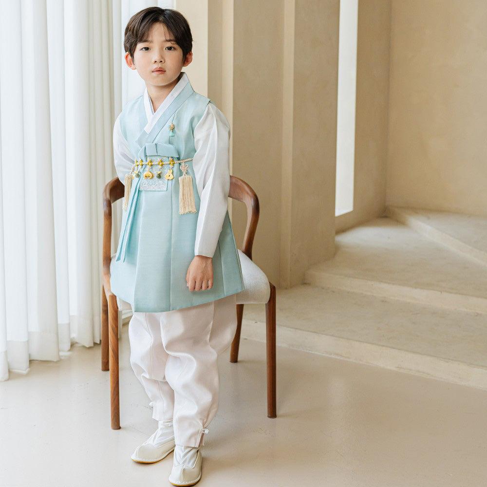 Kyoung-joon Mint Boy Hanbok (100D-12YR) - Native Korean