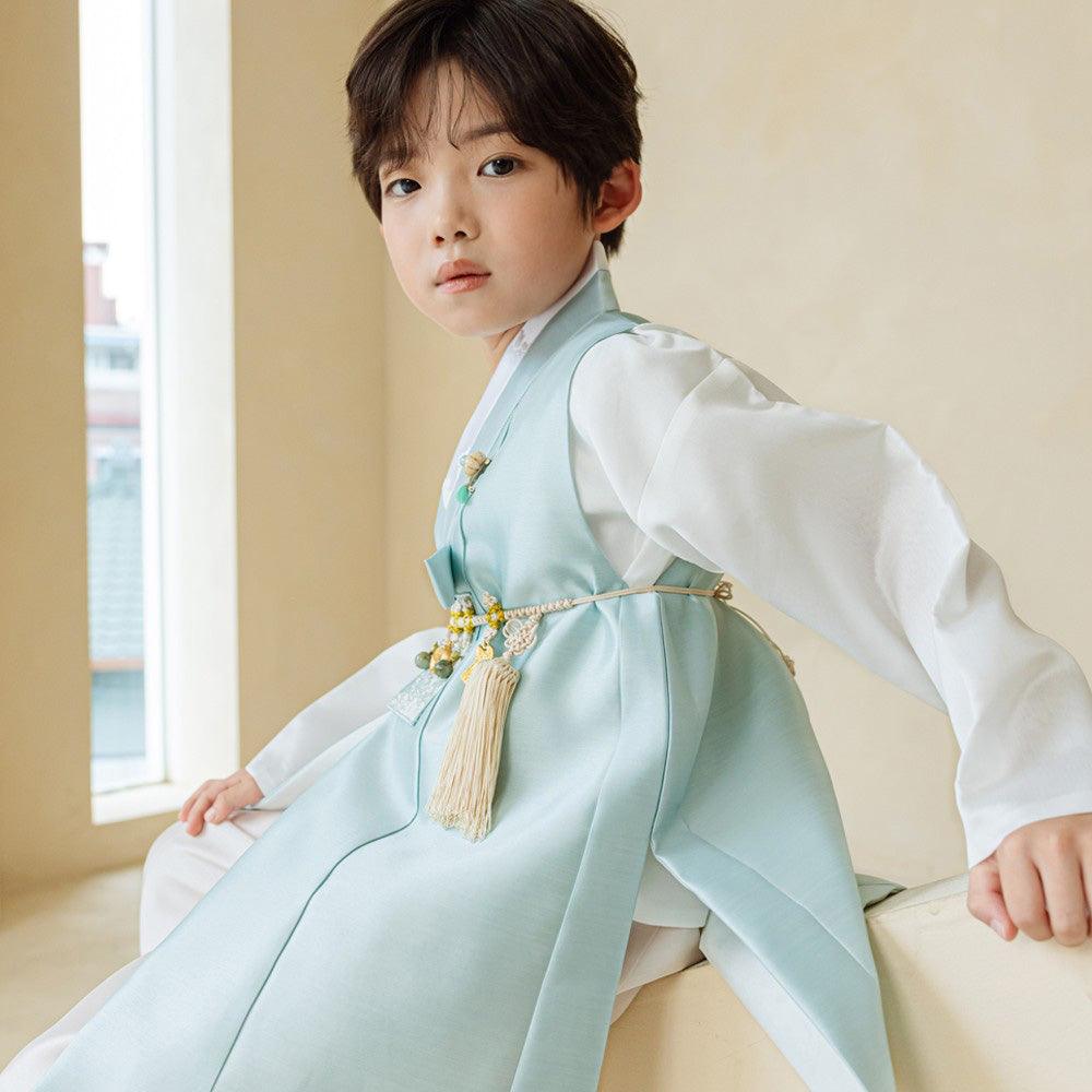 Kyoung-joon Mint Boy Hanbok (100D-12YR) - Native Korean