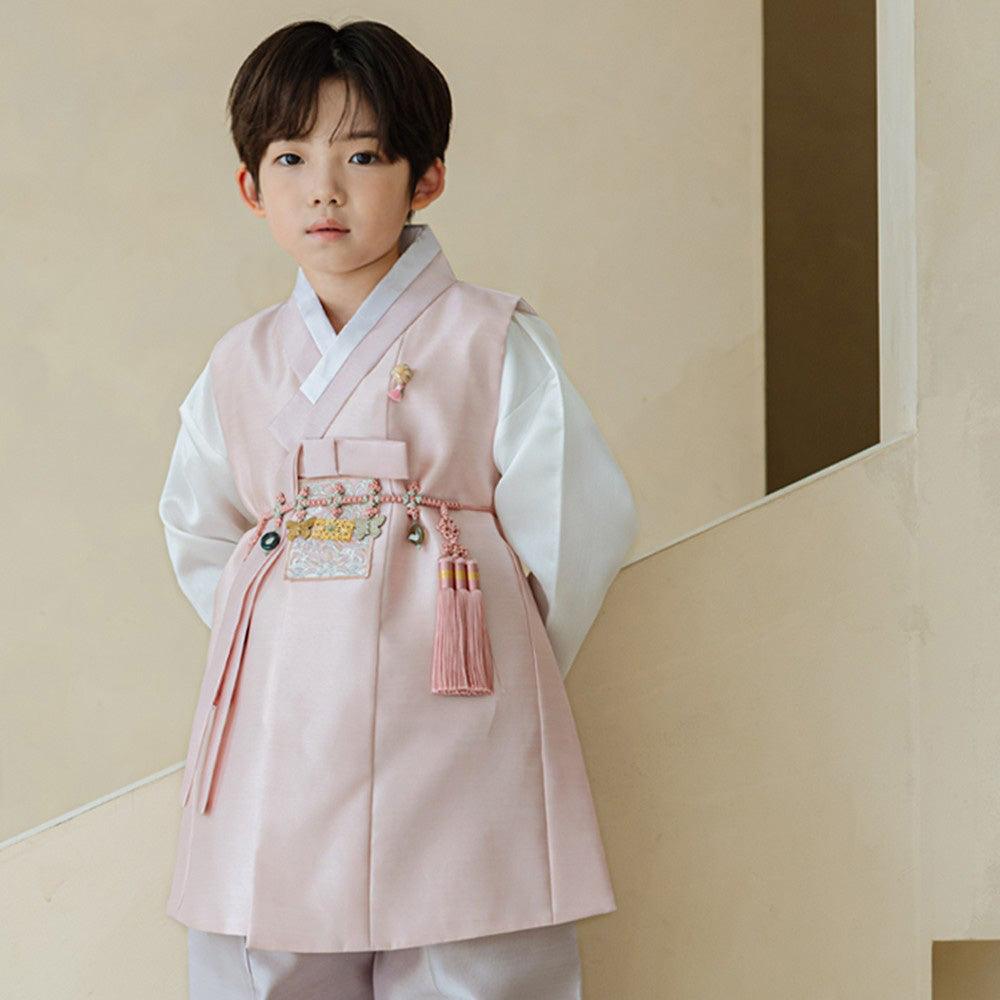 Kyoung-joon Pink Boy Hanbok (100D-12YR) - Native Korean