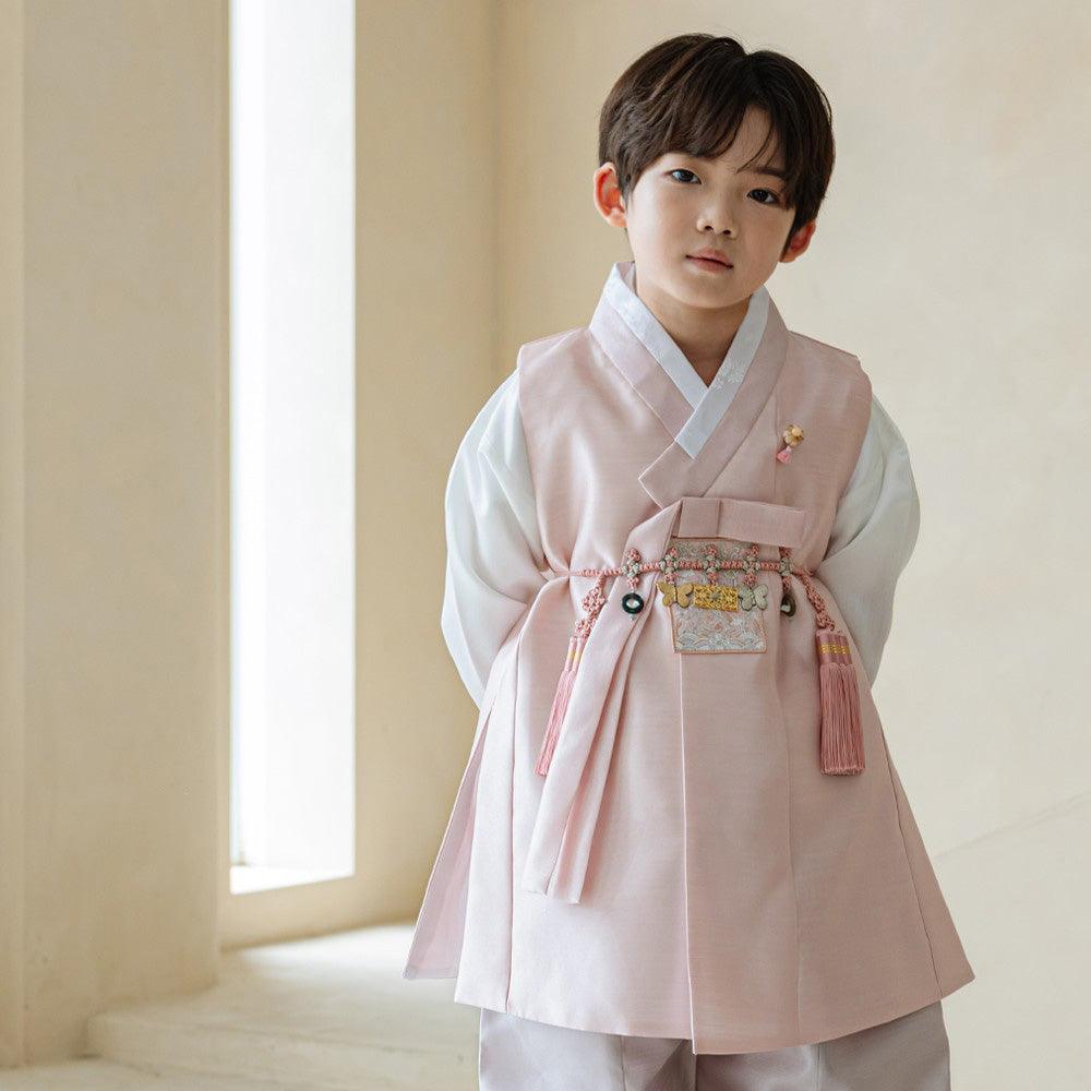 Kyoung-joon Pink Boy Hanbok (100D-12YR) - Native Korean