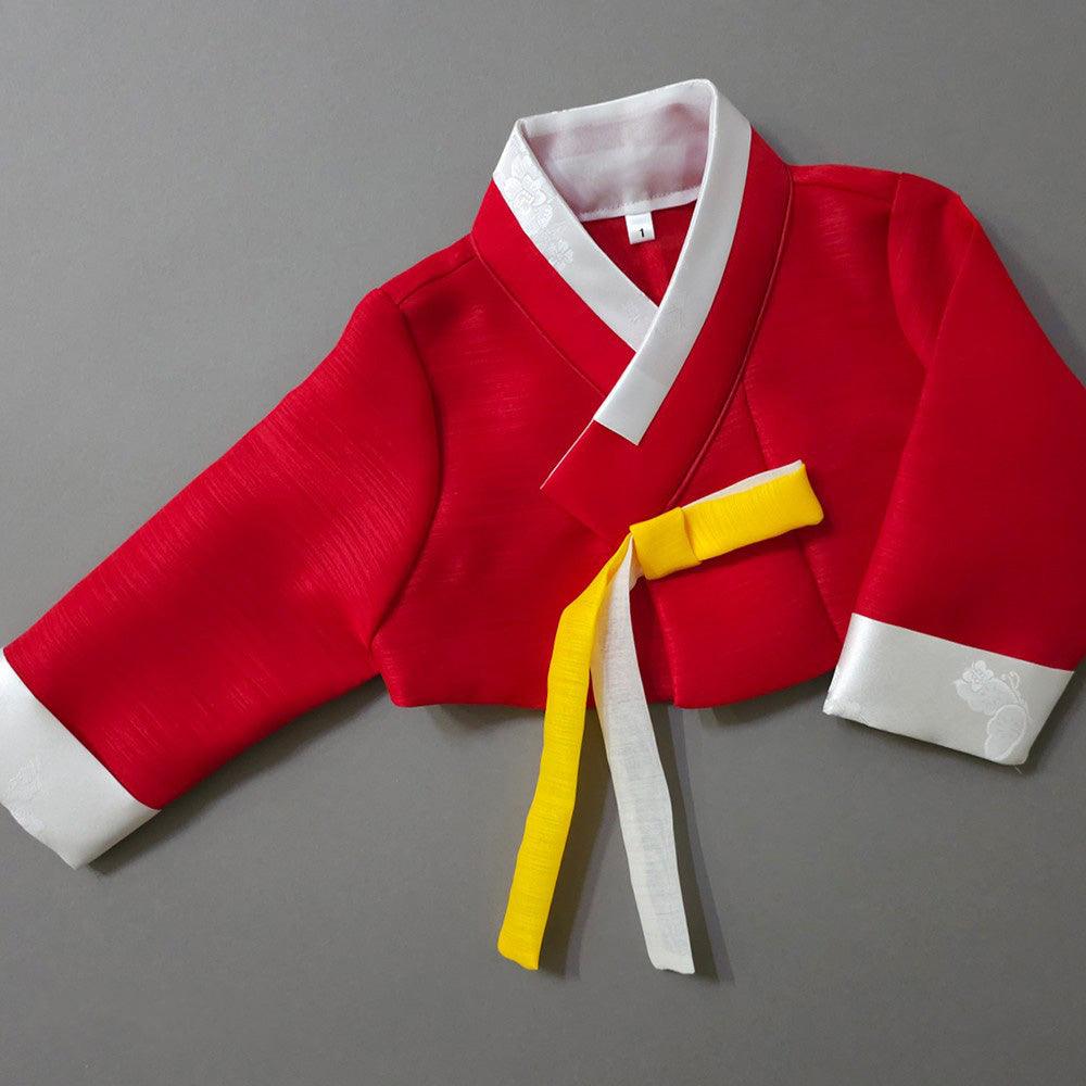 Lori Red Yellow Girl Hanbok (1-8YR) - Native Korean
