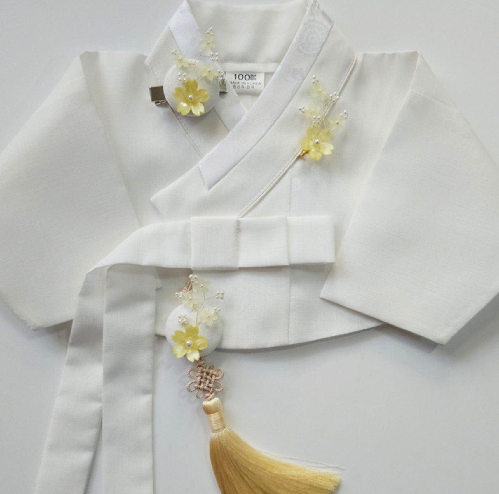 Lustrous Floral Tassel Norigae - Native Korean