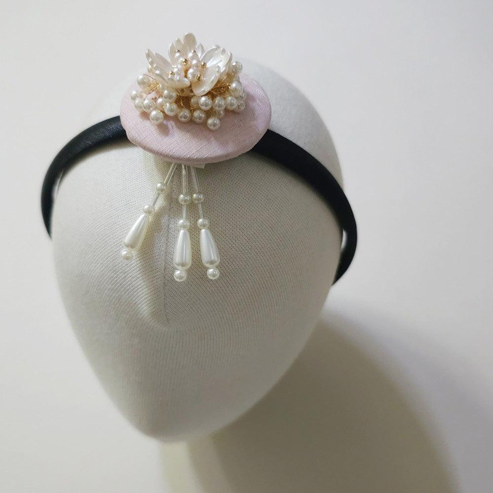 Luxe Pearl Floral Headband - Native Korean