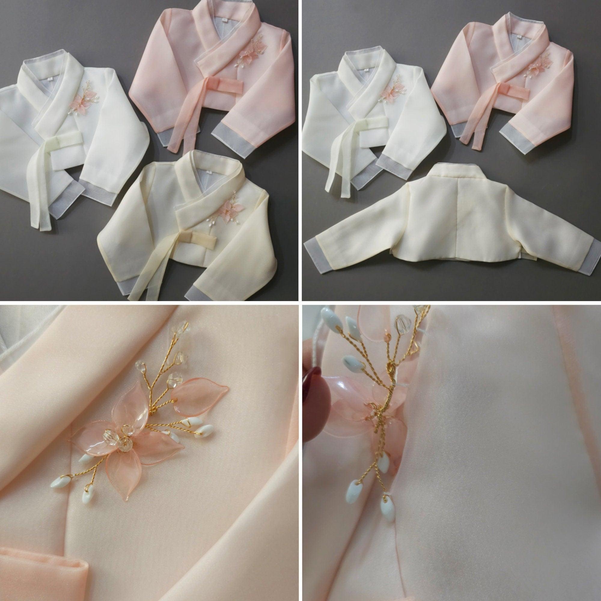 Miho Flared Pink Dress Girl Hanbok (1-8YR) - Native Korean