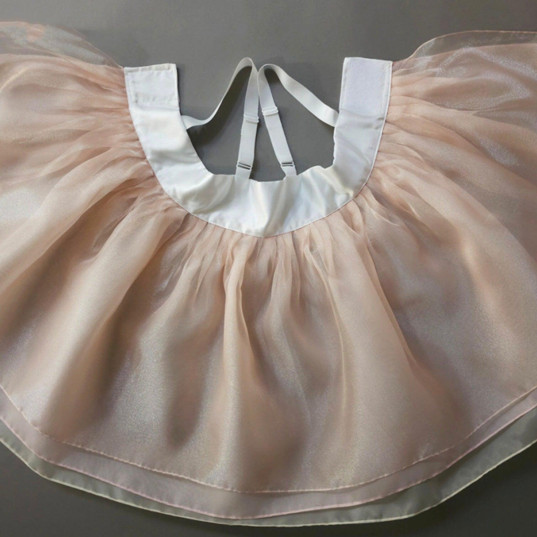 Miho Layered Coral Dress Girl Hanbok (1-8YR) - Native Korean