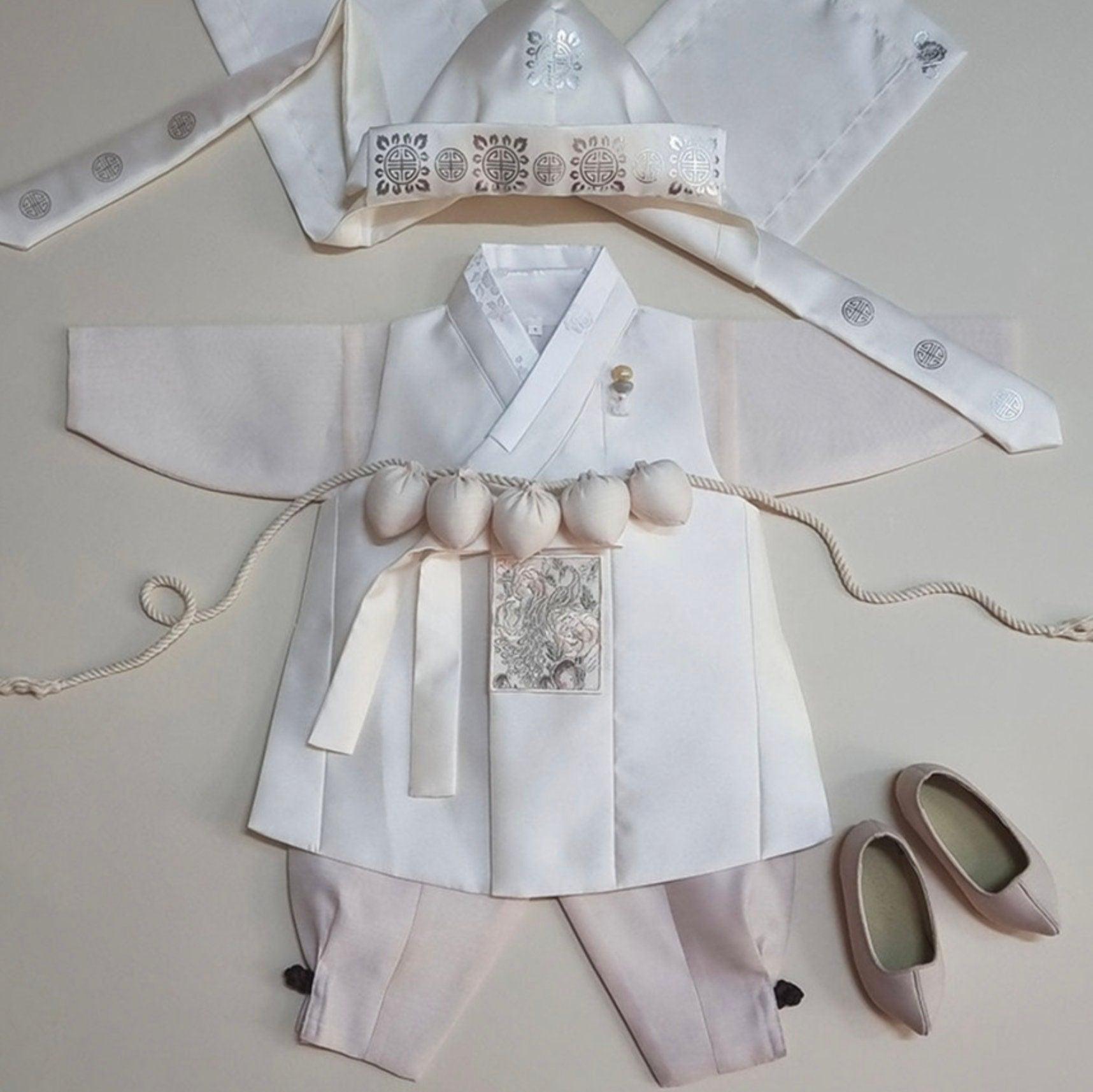 Mijoon Ivory Boy Hanbok (100D-1YR) - Native Korean