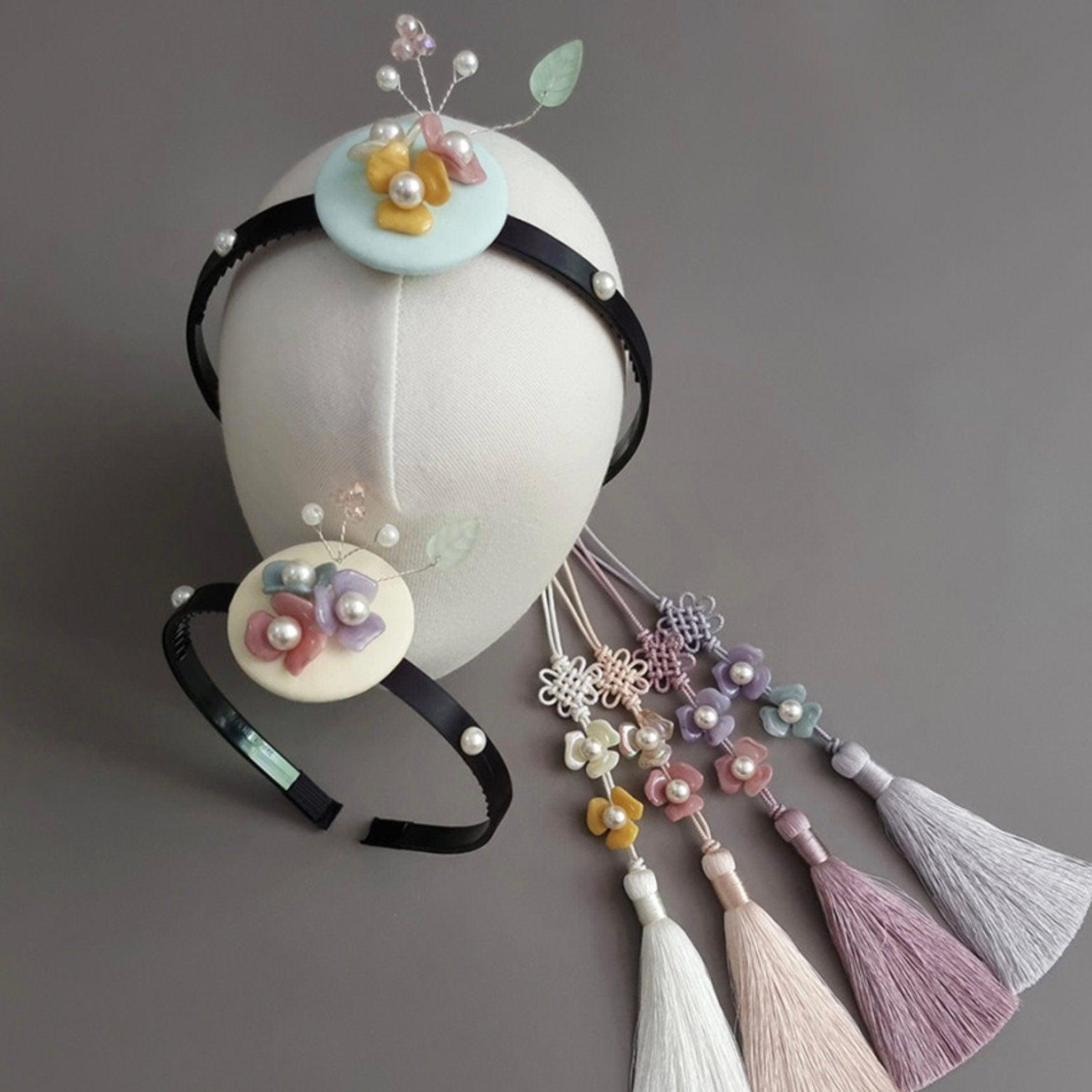 Mini Floral Tassel Norigae - Native Korean