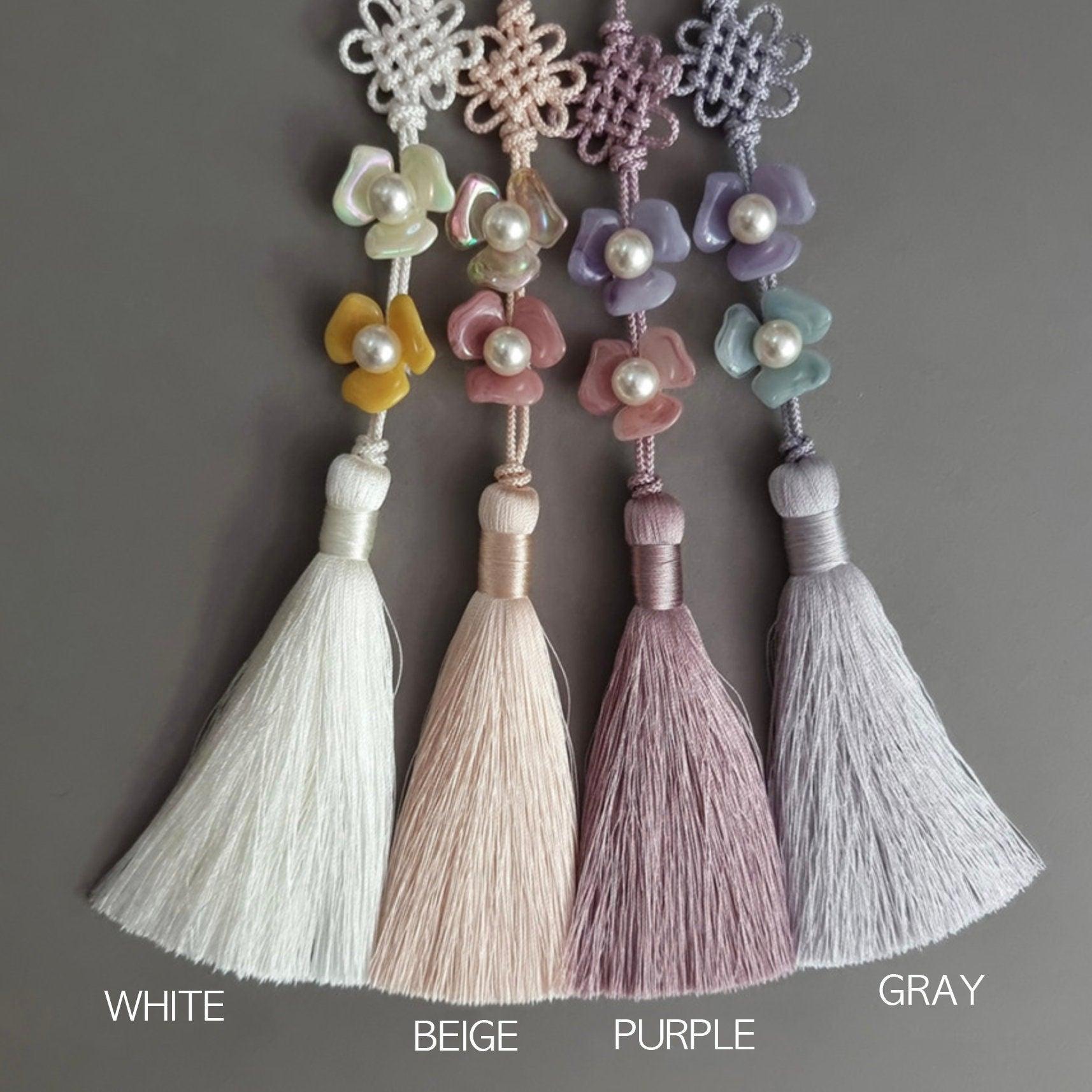 Mini Floral Tassel Norigae - Native Korean