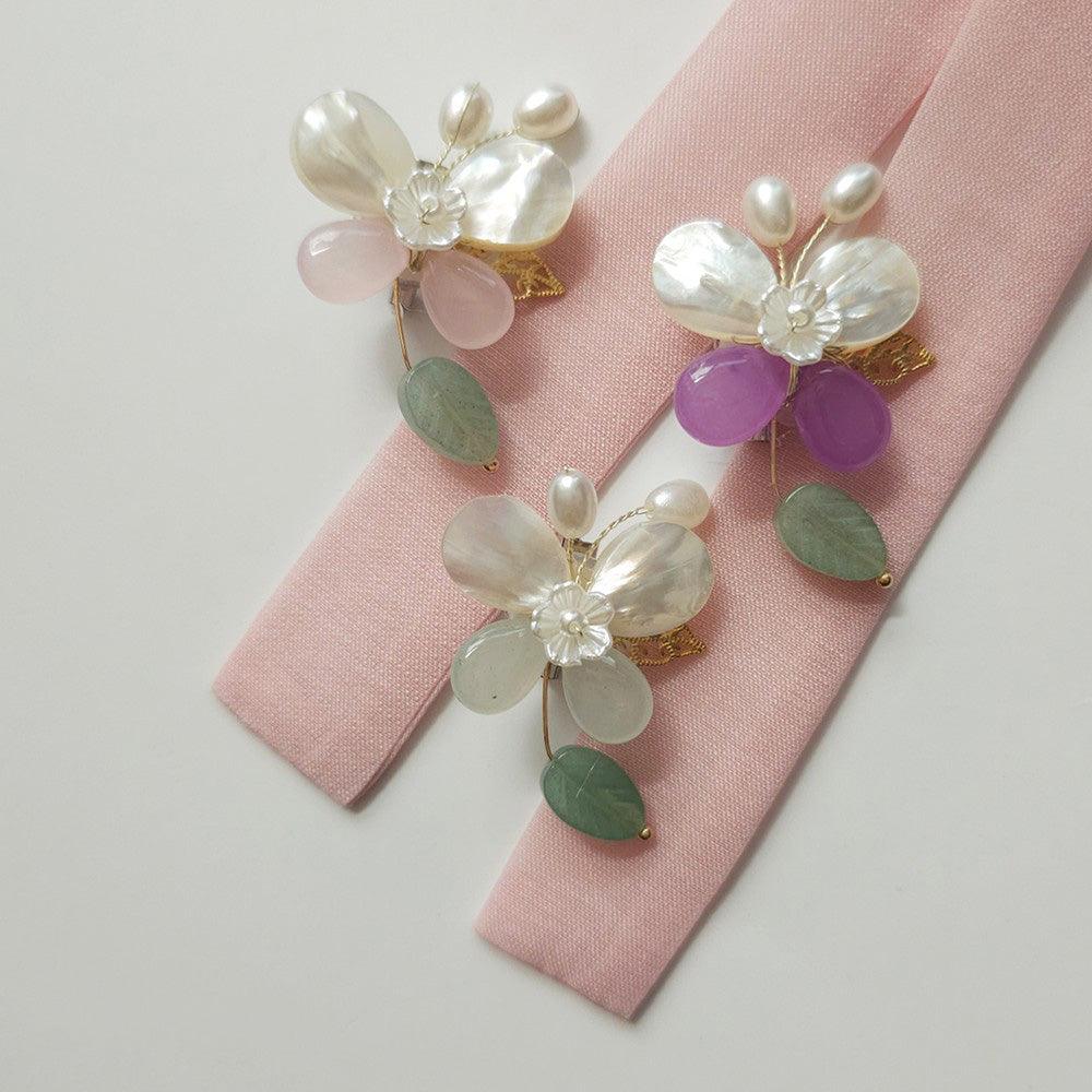Mother of Pearl Butterfly Brooch - Native Korean