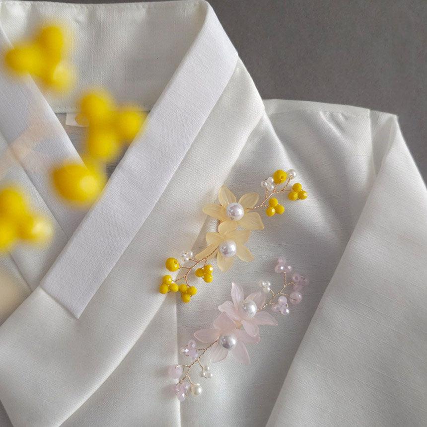 Nari Floral Brooch - Native Korean