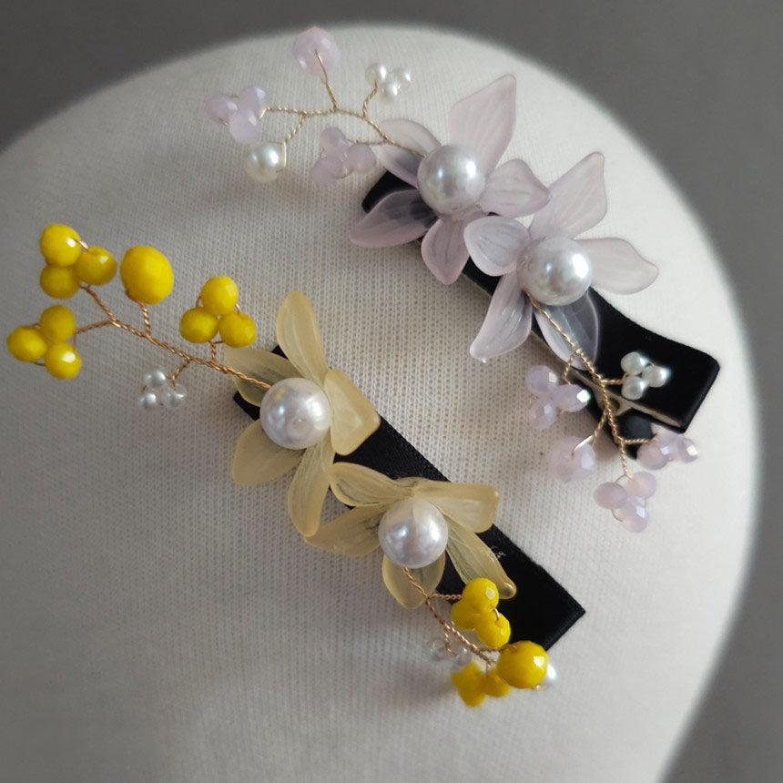 Nari Floral Hairpin - Native Korean
