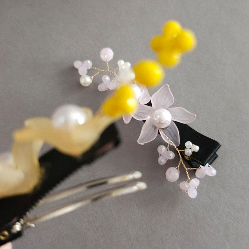 Nari Floral Hairpin - Native Korean