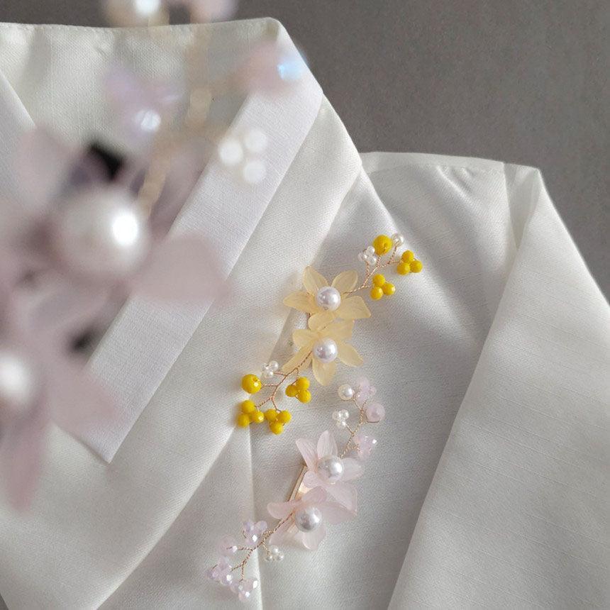 Nari Floral Hairpin - Native Korean
