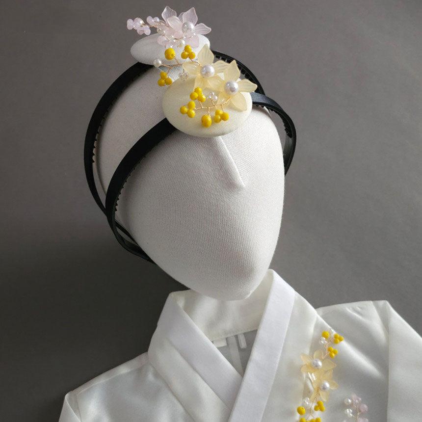 Nari Floral Headband - Native Korean