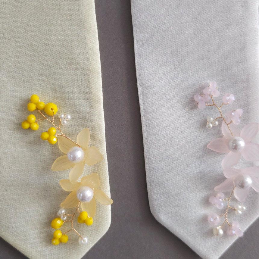 Nari Floral Ribbon Norigae - Native Korean