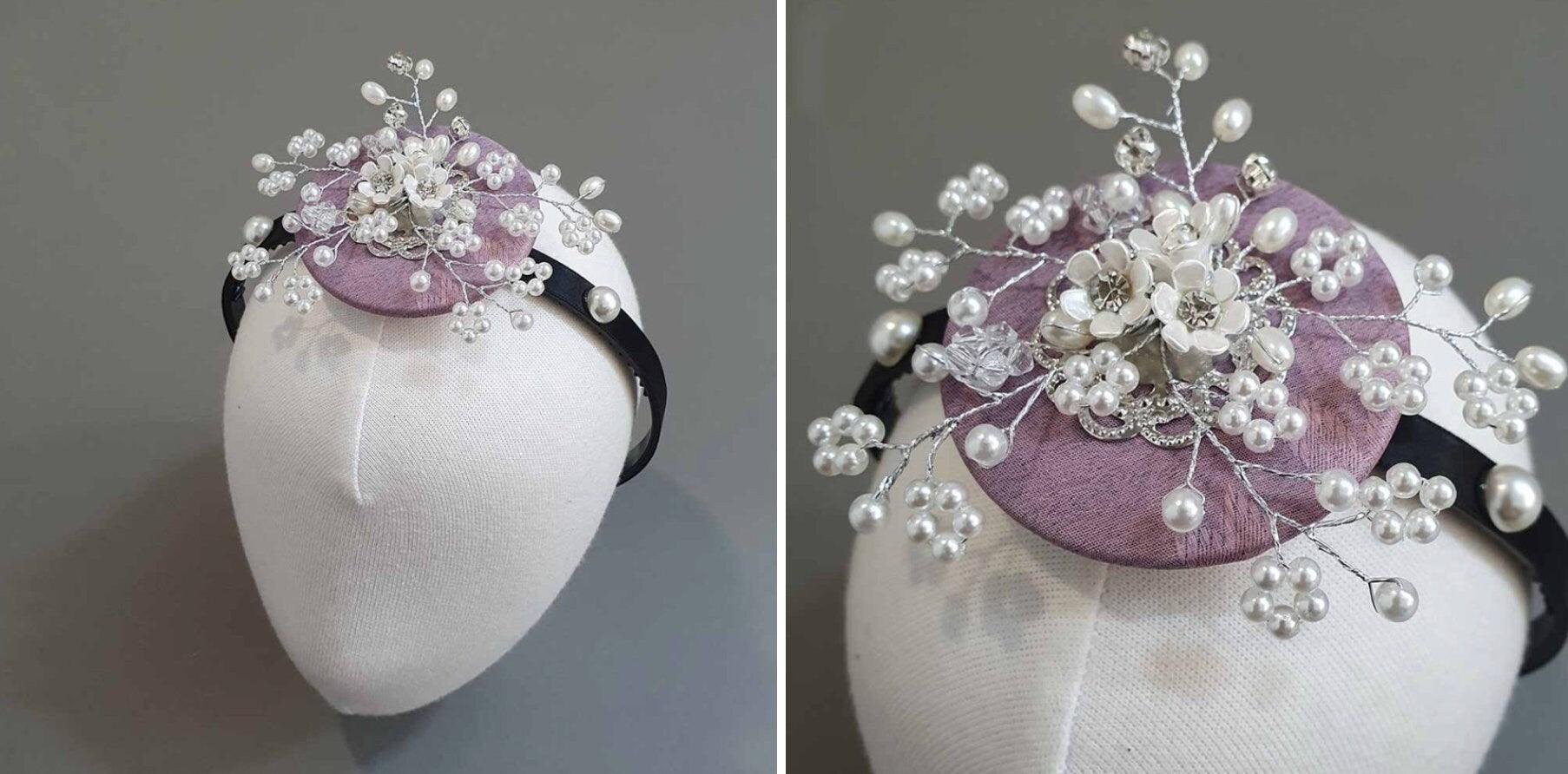 New Pearl Flower Headband - Native Korean
