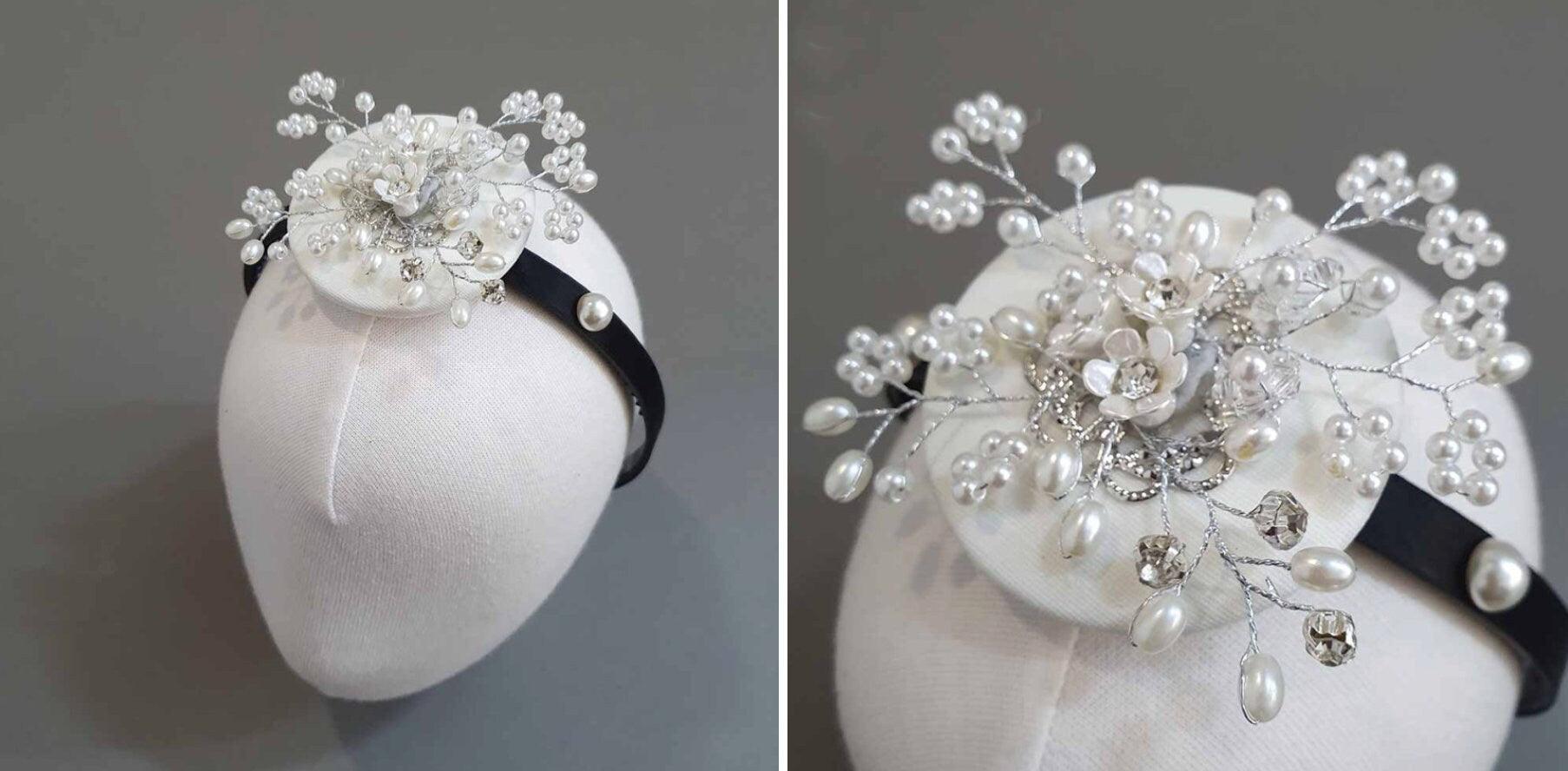 New Pearl Flower Headband - Native Korean