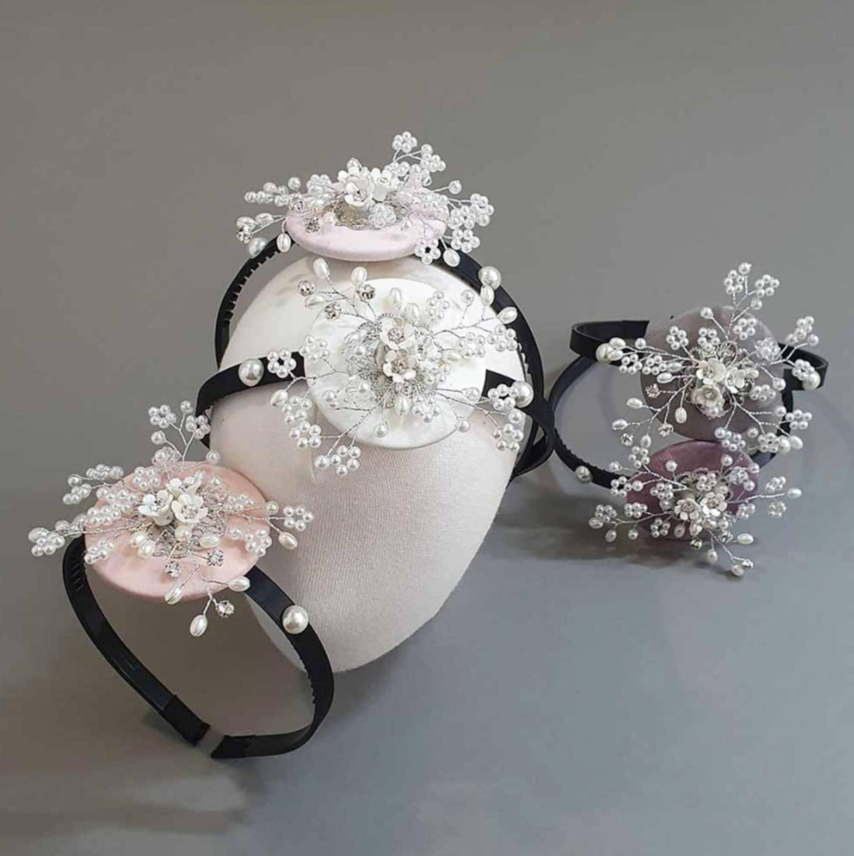 New Pearl Flower Headband - Native Korean