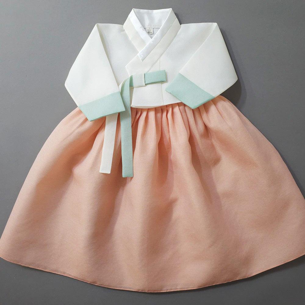 Noeul Coral Girl Hanbok (1-15YR) - Native Korean