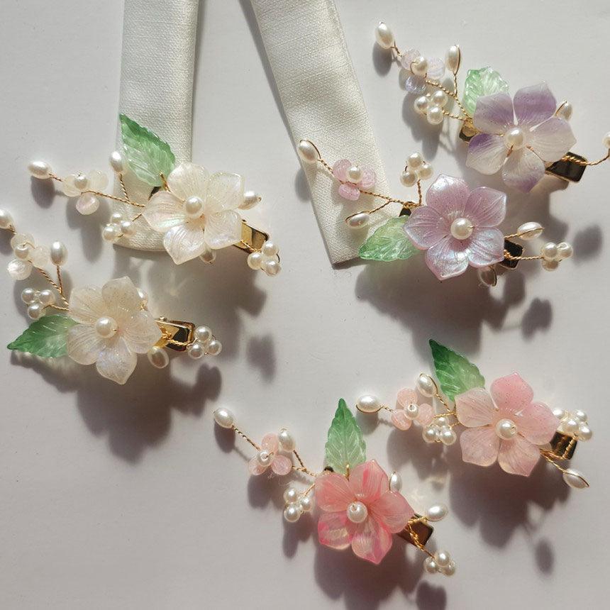 Pastel Bloom Hairpin - Native Korean